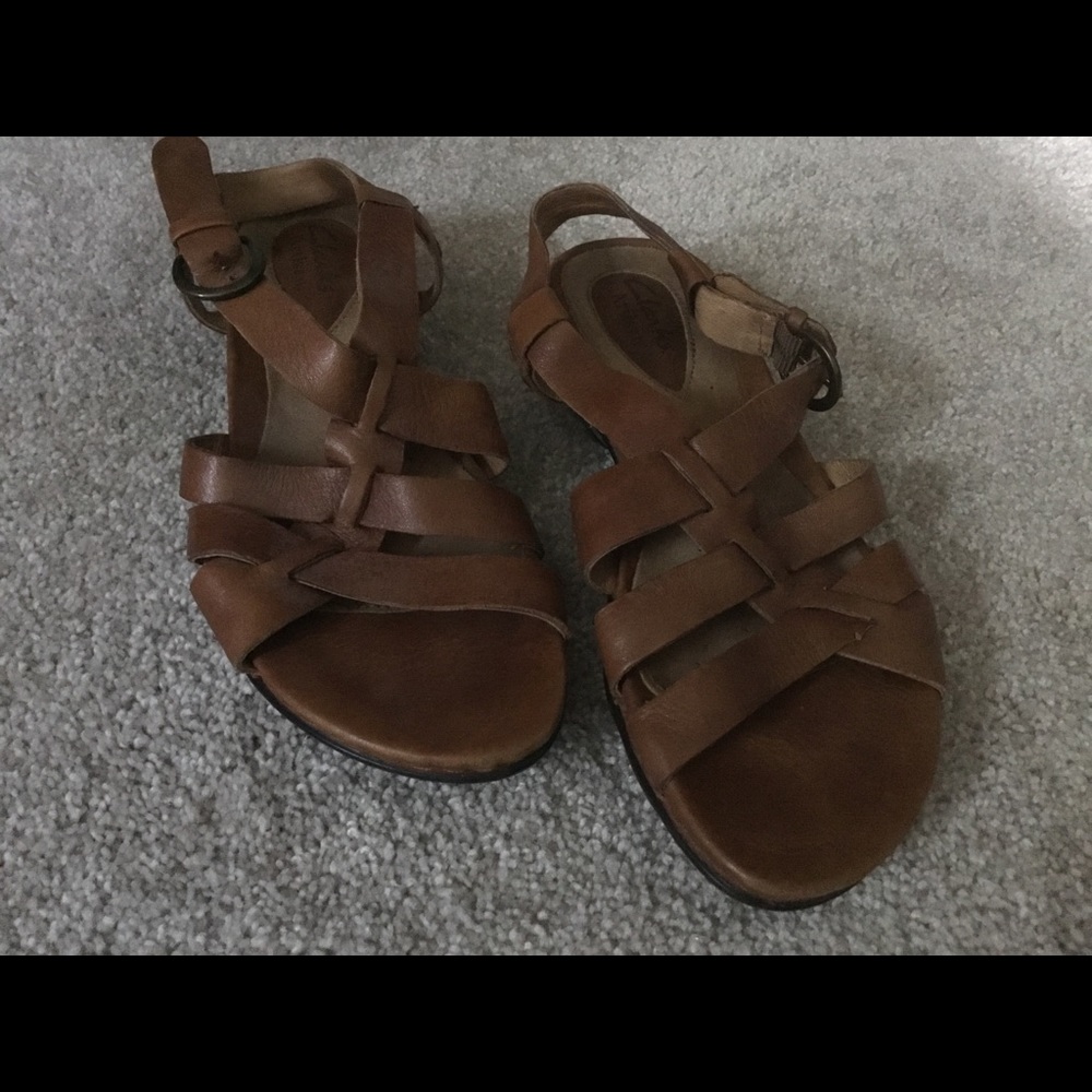 Clarks leather sandals